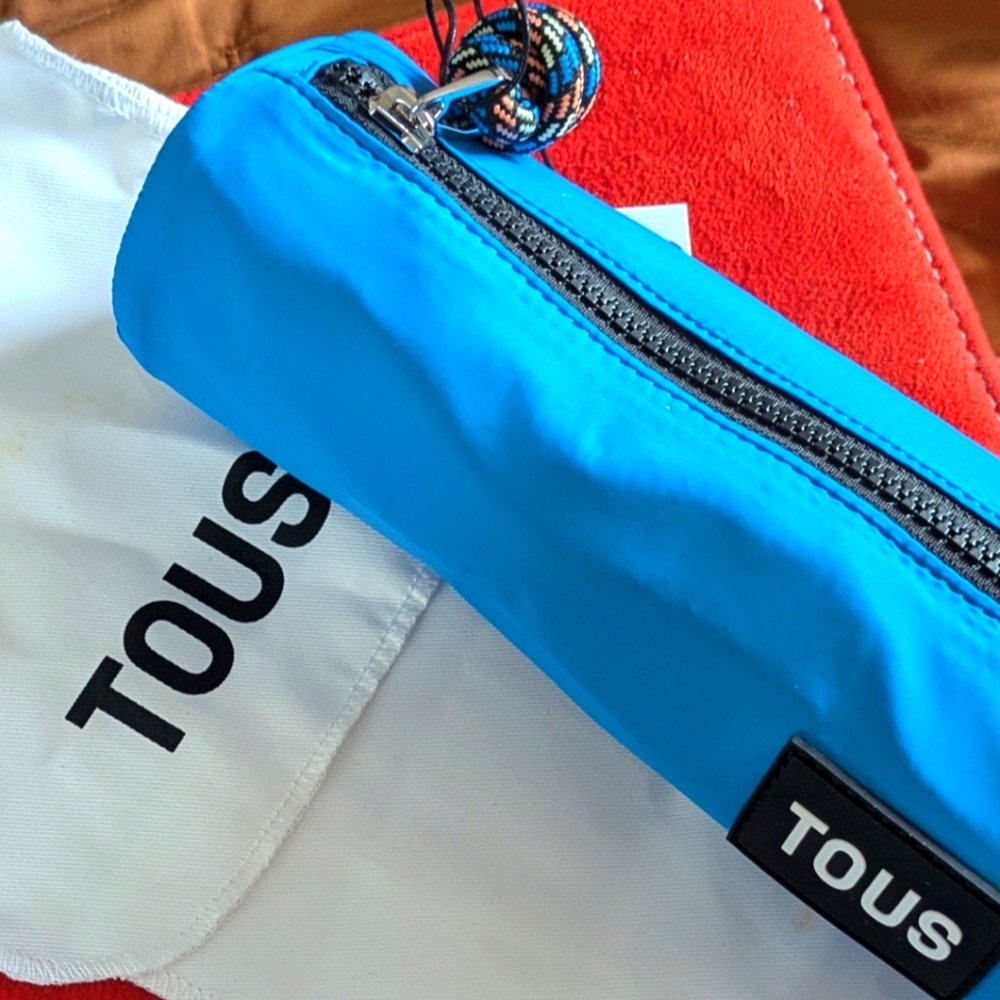 TOUS Royal blue brush or pencil bag